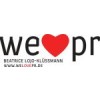 Logo: we love pr GmbH