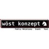 Logo: wöst konzept - Public Relations - Event - Text