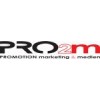 Logo: PRO2m  PROMOTION marketing & medien