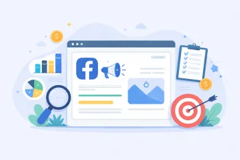 Facebook ad library Bildschirm