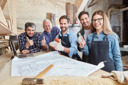 Erfolgreicher Handwerksbetrieb © Robert Kneschke - stock.adobe.com Erfolgreicher Handwerksbetrieb © Robert Kneschke - stock.adobe.com