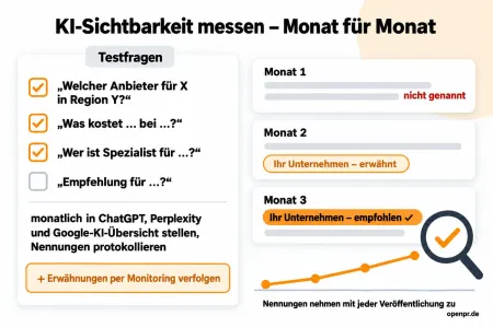 KI-Sichtbarkeit messen KI-Sichtbarkeit messen