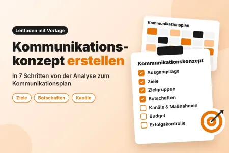 Kommunikationskonzept erstellen Kommunikationskonzept erstellen