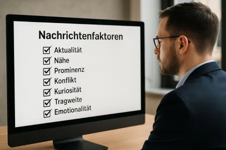 Nachrichtenfaktoren beachten Nachrichtenfaktoren beachten