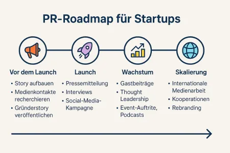 PR-Roadmap für Startups