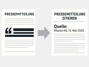 Pressemitteilung zitieren – so machen Sie es richtig mit Beispielen nach APA und Harvard
