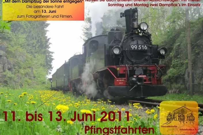 Bild: Pfingstfahrten auf Schönheider Museumsbahn