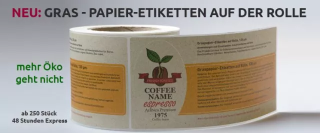 Bild: Produkt-Neuheiten und revolutionäre Materialien – Gras-Etiketten, Öko-Etiketten und mehr!