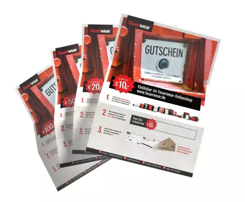 Bild: Neu im Feuerwear Onlineshop: Geschenk-Gutscheine