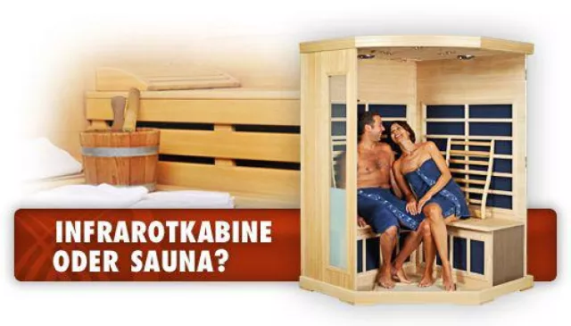 Bild: Infrarotkabinen-Praxisratgeber, Teil VIII: Infrarotkabine oder Sauna?
