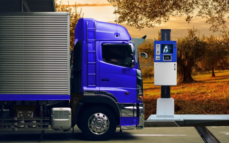 Bild: WES Systeme Electronic GmbH: Auf Augenhöhe mit dem LKW-Fahrer