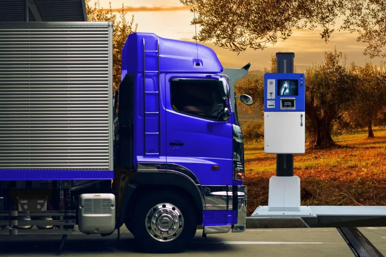 Bild: WES Systeme Electronic GmbH: Auf Augenhöhe mit dem LKW-Fahrer