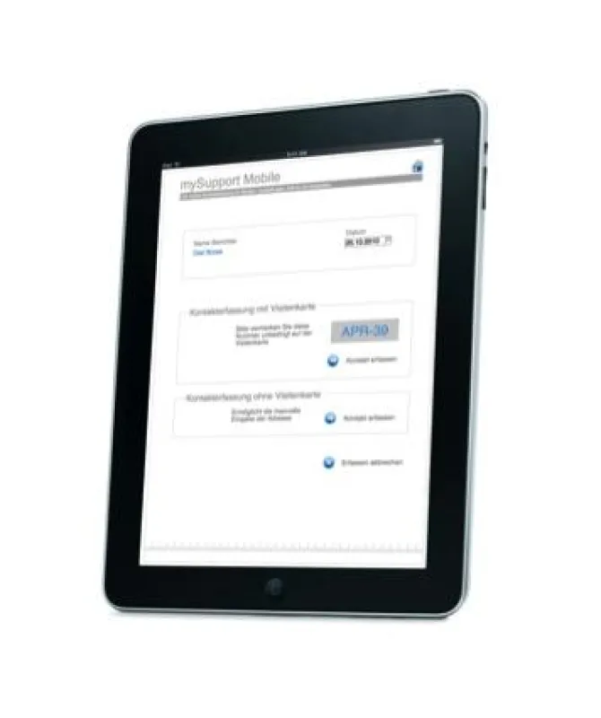 mySupport auf dem iPad*: Einfach. Effizient. Mobil