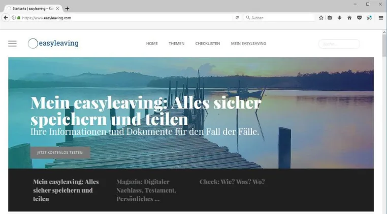 Mit easyleaving leichter Abschied nehmen Bild: Mit easyleaving leichter Abschied nehmen