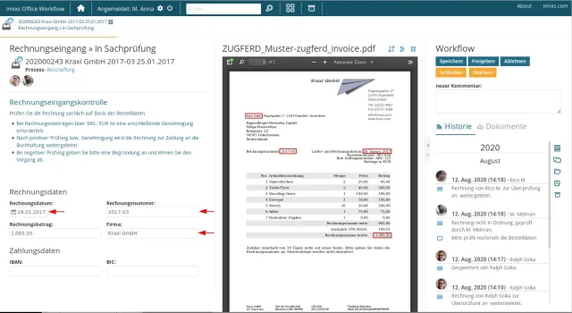 Bild: Intelligente Prozessanalyse: Neue KI-Funktion in Imixs-Office-Workflow