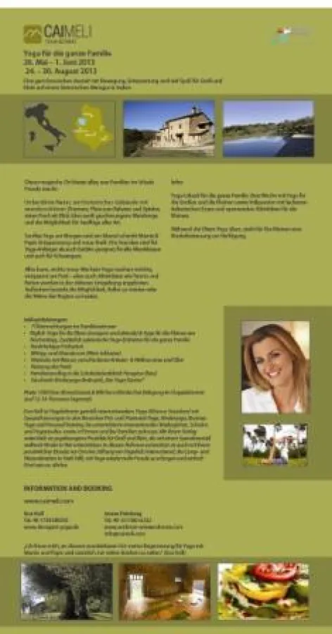 Yoga Family Urlaub Italien