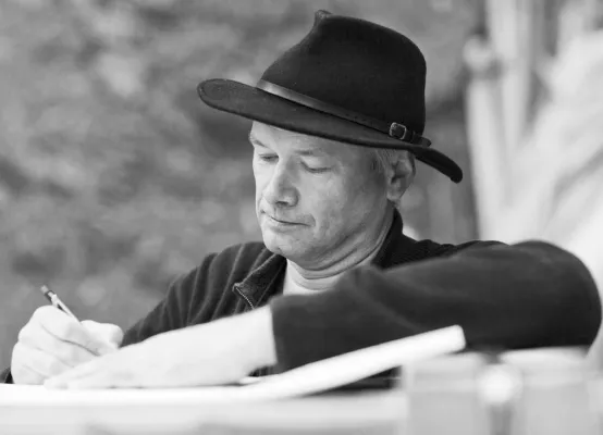 Bild: Jürg Conzett bei den November Talks in Graz