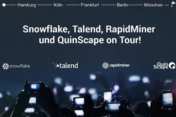 Cloud Business Intelligence: Roadshow mit Talend/Snowflake/RapidMiner Bild: Cloud Business Intelligence: Roadshow mit Talend/Snowflake/RapidMiner