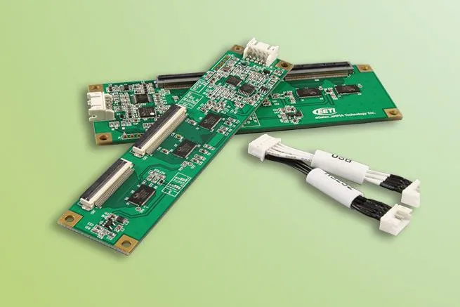 PCAP EETI-Controllerboards der neuesten Generation Bild: PCAP EETI-Controllerboards der neuesten Generation