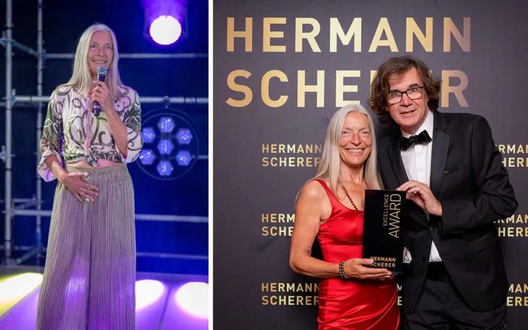 Bild: Tantra-Meisterin Pravahi Starck begeistert beim Speaker Slam und gewinnt den Excellence Award