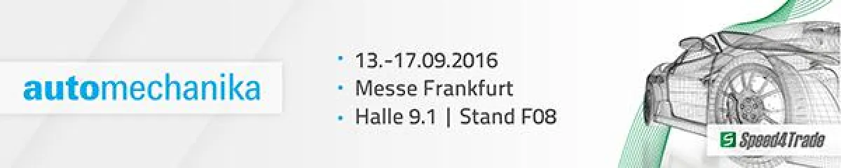 Speed4Trade zur Automechanika 2016 in Frankfurt