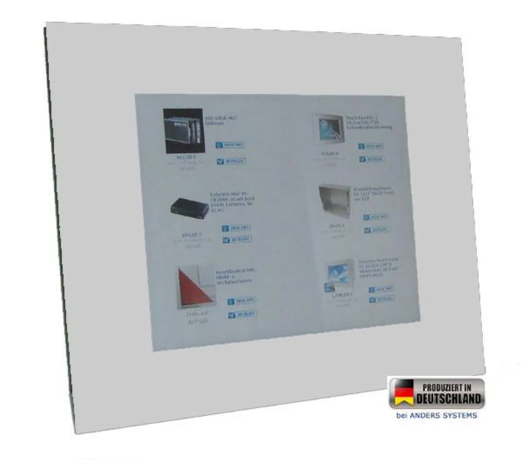 Touch Panel PC in Brilliantweiss