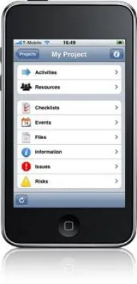 Bild: Grenzenlos mobiles Projektmanagement mit Merlin iPhone und Merlin 2.7