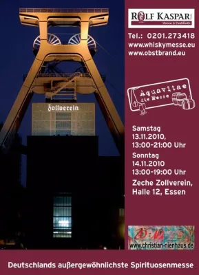 Die Spirituosenmesse in der Zeche Zollverein (Halle 12) ! Bild: Die Spirituosenmesse in der Zeche Zollverein (Halle 12) !