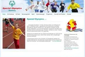 Bild: keen realisiert Special Olympics Website