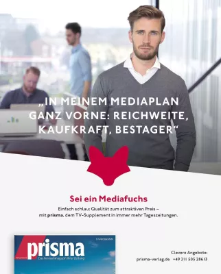 Bild: prisma startet Fachkampagne