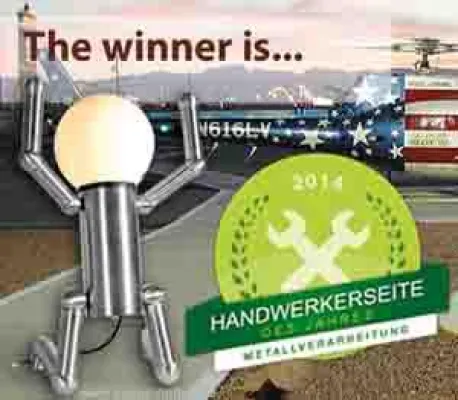 Bild: „Kentsch-design.de“ zur Metallbauseite des Jahres gewählt