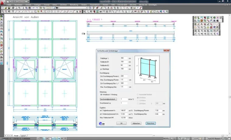 Bild: SYSCAD – CAD für den Metallbau mit neuen Funktionen