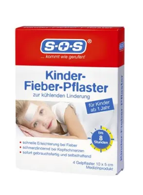 Bild: Ein kühles Köpfchen bewahren: Das neue SOS Kinder-Fieber-Pflaster bietet schnelle Erleichterung bei Fieber