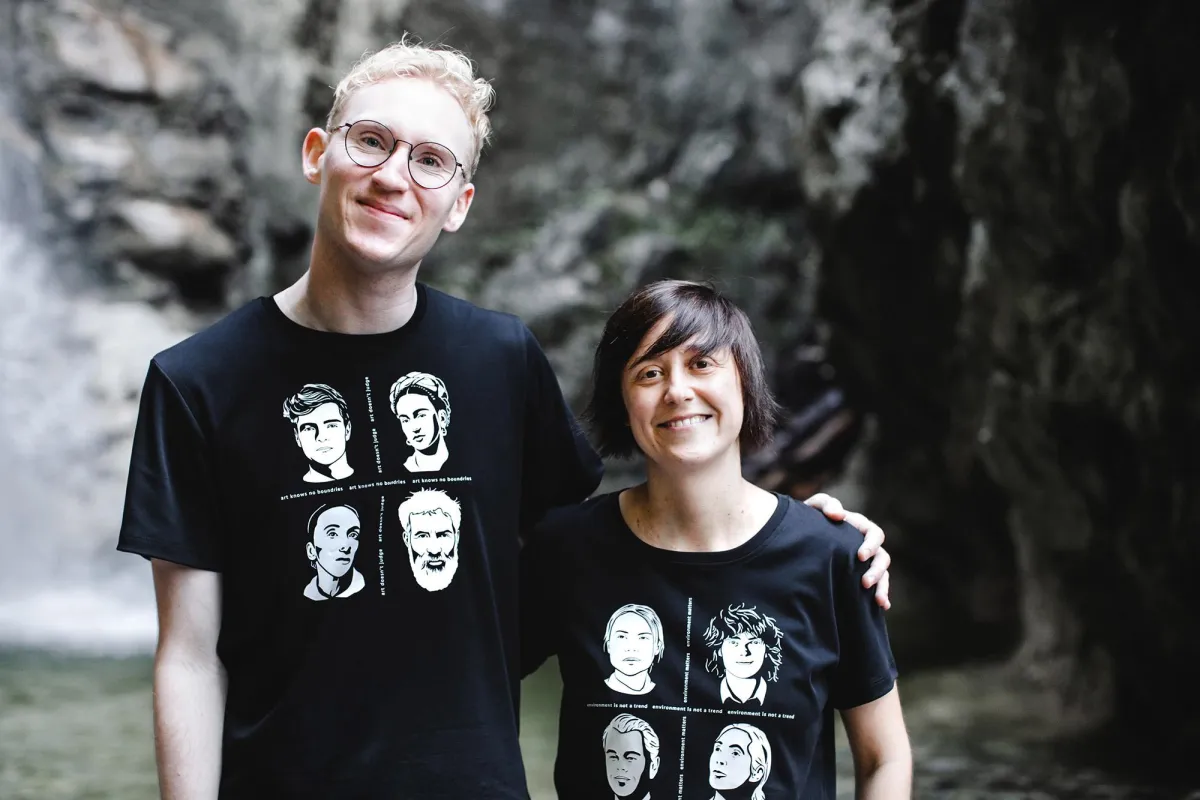 Die Gründer von portrait52: Alice Pelzl (42) und Chris Walther (26)