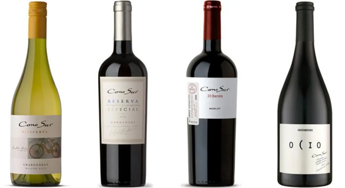 Die Weinlinien des chilenischen Weinguts Cono Sur (Bild: Cono Sur/Mack & Schühle