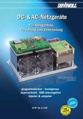 Bild: Steuerbare DC- & AC- Netzgeräte für Anlagenbau, Forschung und Entwicklung