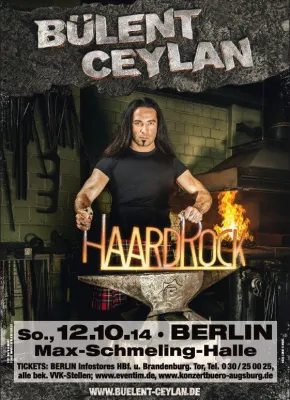 Bild: Berlin-Premiere: Bülent Ceylan mit "HAARDROCK" am 12. Oktober 2014 in der Max-Schmeling-Halle