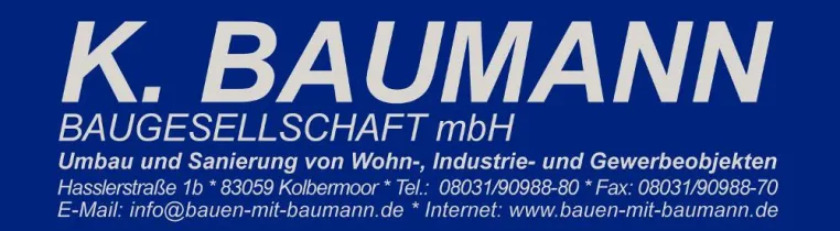 Bild: Mitgliedsstatus der K. BAUMANN - BAUGESELLSCHAFT mbH beim EMB-Wertemanagement Bau e.V. verlängert