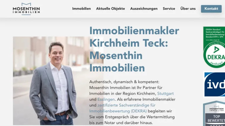 Mosenthin Immobilien - Immobilienmakler Kirchheim unter Teck Bild: Mosenthin Immobilien - Immobilienmakler Kirchheim unter Teck