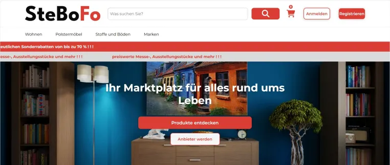 Bild: SteBoFo startet Plattform für Möbel – direkt vom Hersteller mit Rabatt kaufen
