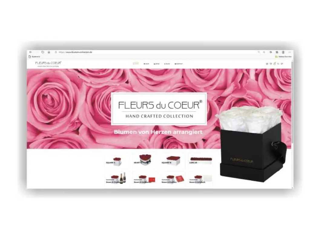blumenvonherzen.de - Webshop
