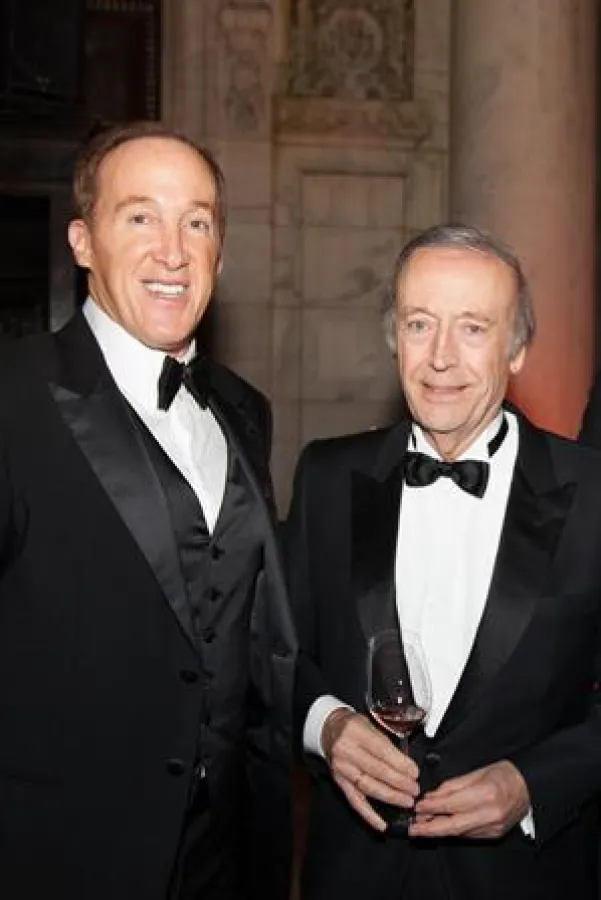 Miguel A. Torres (rechts) und Wine Enthusiast Herausgeber Adam Strum. Quelle: Richard Freeda