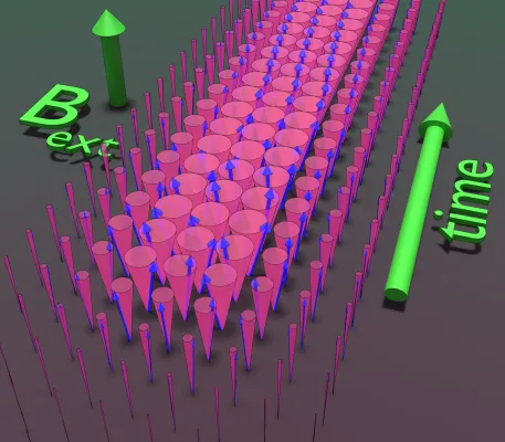 Bild: Spontane Kohärenz von Magnonen bei Raumtemperatur nachgewiesen – Potenzial für neue Technologien