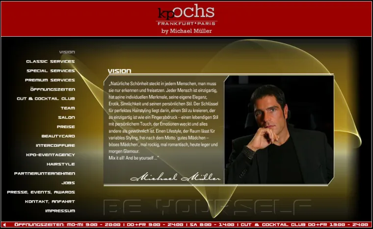 i-ssential relauncht die Internetpräsenz von Coiffeur Michael Müller Bild: i-ssential relauncht die Internetpräsenz von Coiffeur Michael Müller