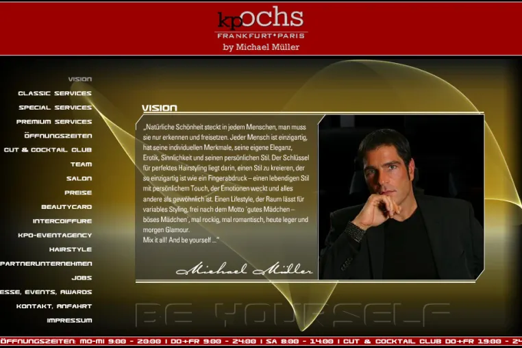 Bild: i-ssential relauncht die Internetpräsenz von Coiffeur Michael Müller