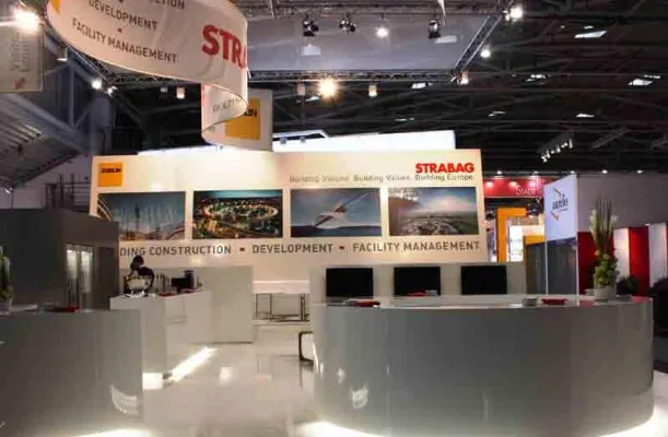 Bild: stagegroup für Strabag auf der Expo Real 2008 tätig