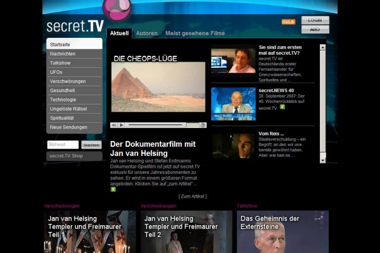Deutschlands „geheimster Fernsehsender“ erfolgreich gestartet Bild: Deutschlands „geheimster Fernsehsender“ erfolgreich gestartet