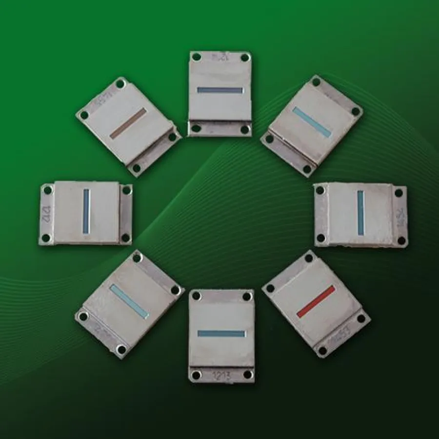 Die pyroelektrischen linearen Arrays mit 128 oder 256 IR-empfindlichen Elementen auf einem Lithiumtantalat-Chip sind ein Entwicklu