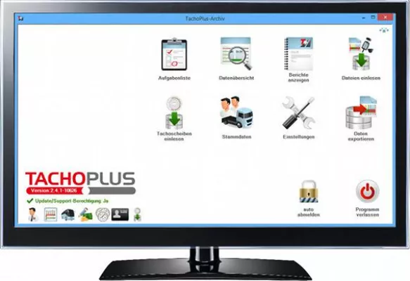 Bild: Entspannt in die Kontrolle – Softwareprogramm TachoPlus erleichtert Überprüfung