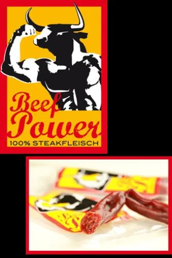 Bild: Beef-Power ist der ideale Fitness-Snack